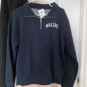 brandy melville malibu quarter zip
